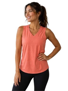 Danskin Coral Sleeveless V-Neck Athletic Tank